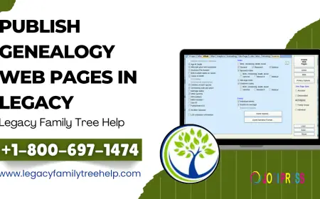 How to Publish Genealogy Web Pages in Legacy Family Tree