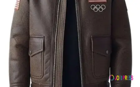 The Team USA olympic leather jacket is designed to reflect that pride. Its patriotic style makes it a standout piece during Olympic celebrations