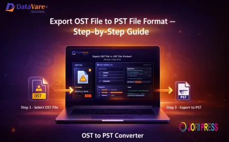 A Perfect Solution to Export OST File to PST File Format–Step-by-Step Guide