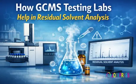 How GCMS Testing Labs Help in Residual Solvent Analysis