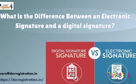 What is the Difference Between an Electronic Signature and a digital signature?