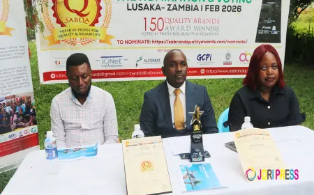 Southern Africa Brand Quality Award 2026 launched in Zambia as nominations opens.