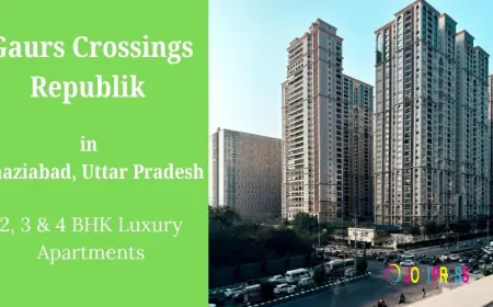 Gaurs Crossings Republik Ghaziabad: Spacious Homes Crafted for Comfort