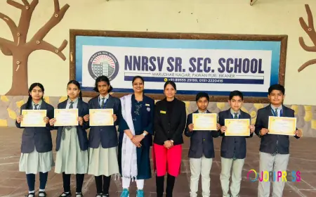 N.N.R.S.V. Sr. Sec. School Recognized for Academic Quality as a Best Middle School in Bikaner
