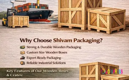 Top Wooden Box and Crates Manufacturer in Ahmedabad – Shivam Packaging