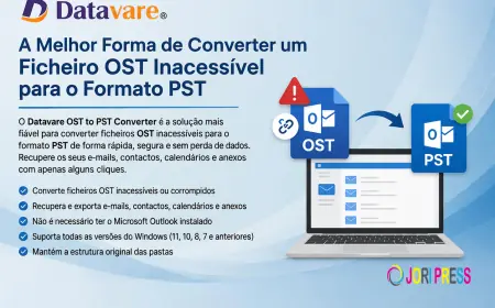 A Melhor Forma de Converter um Ficheiro OST Inacessível para o Formato PST em Todas as Versões do Windows
