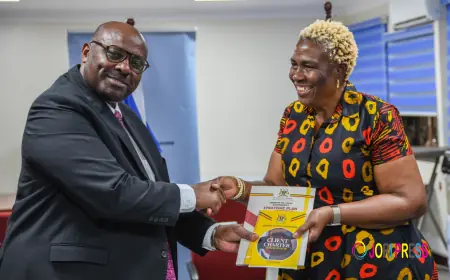 PS Ben Kumumanya signs MoLG and UNDP Partnership to enhance collaboration. 