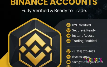 Get Verified Binance Accounts with 24/7 Customer Support from smmgetusa.com