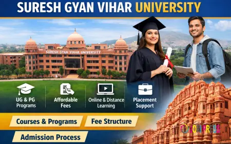 Suresh Gyan Vihar University: Courses, Fees, Admission & Career Opportunities
