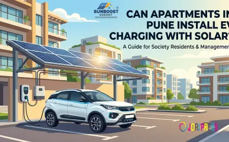 Can Apartments in Pune Install EV Charging with Solar?