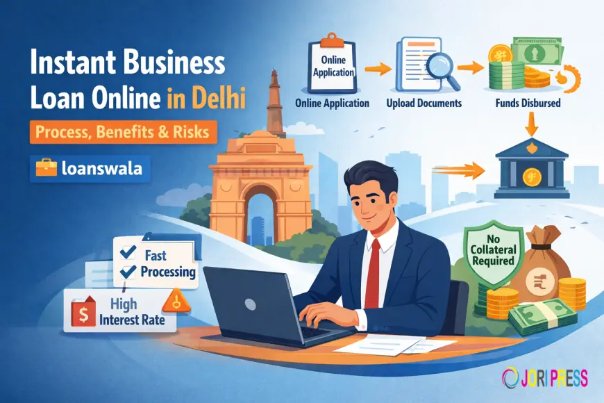Instant Business Loan Online in Delhi – Process, Benefits & Risks