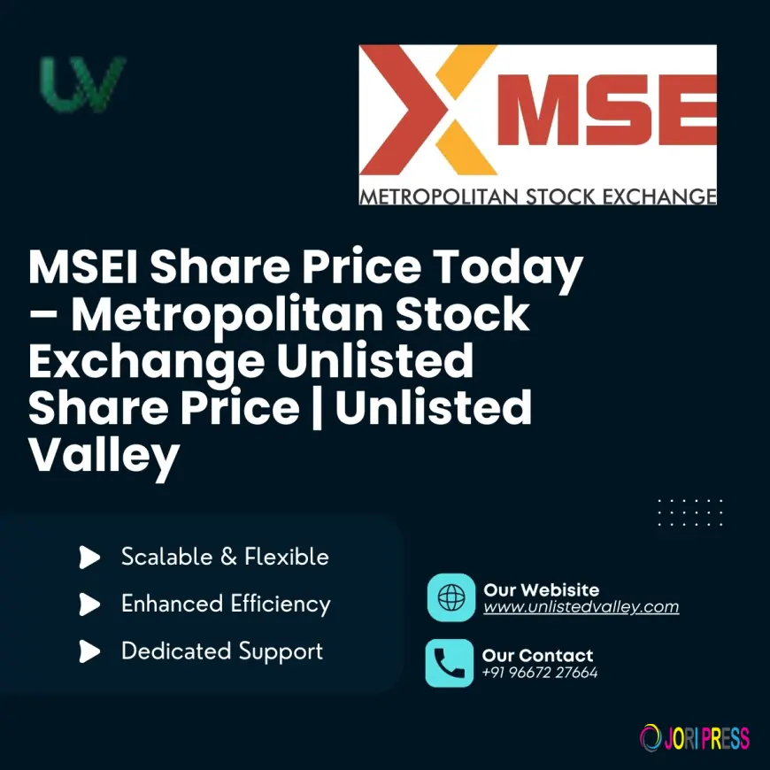 MSEI Share Price Today: Understanding MSEI Unlisted Shares