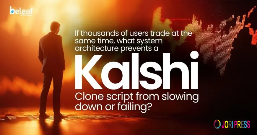 If thousands of users trade at the same time, what system architecture prevents a Kalshi clone script from slowing down or failing?