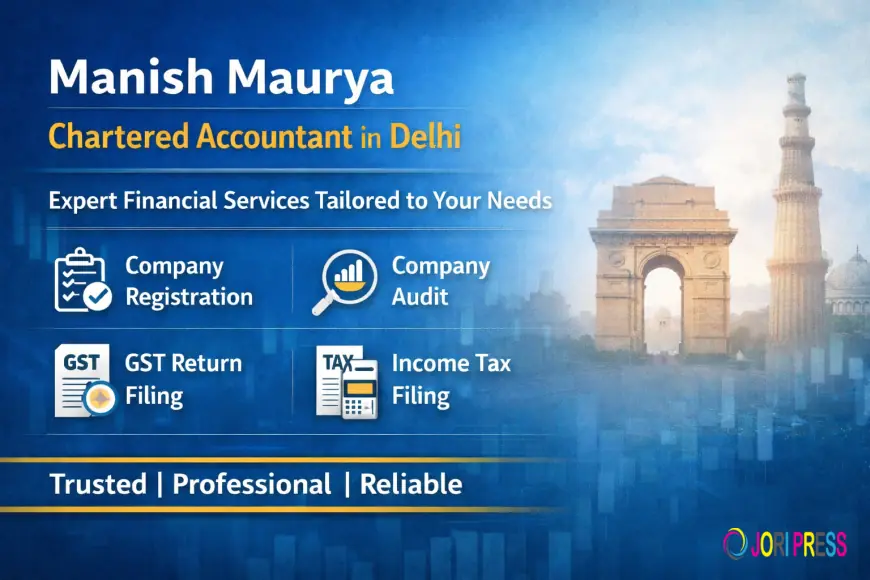 Chartered Accountant in Delhi – Expert Financial Services by Manish Maurya