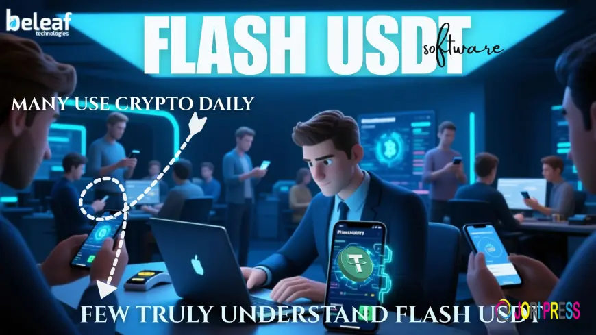 Many People Use Crypto Daily Few Truly Understand Flash USDT Software