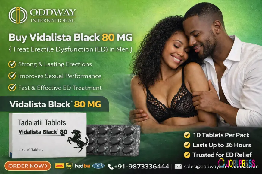 Vidalista Black 80 mg - Oddway | Vidalista 80 mg Black Tablets