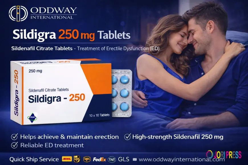 Sildigra 250mg Tablets B2B Wholesale Export in USA – Oddway