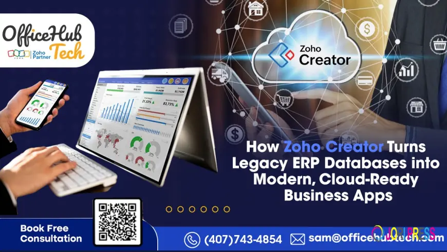 How Zoho Creator Turns Legacy ERP Databases into Modern, Cloud-Ready Business Apps