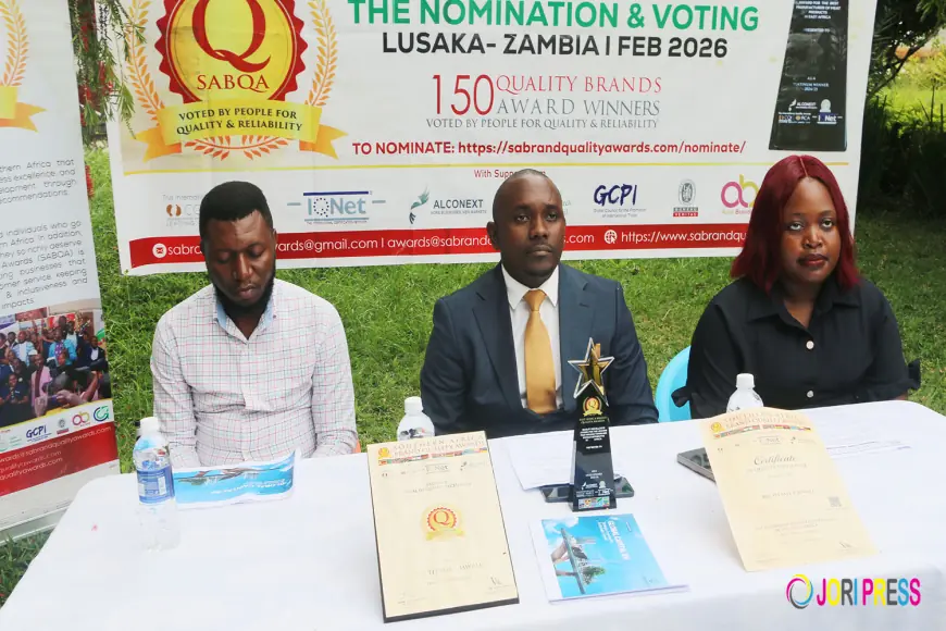Southern Africa Brand Quality Award 2026 launched in Zambia as nominations opens.