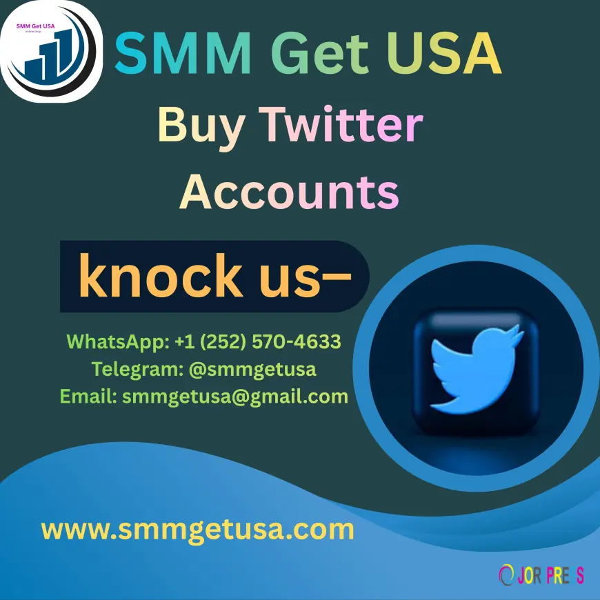Buy Verified Twitter Accounts – Instant Delivery & Full Access from smmgetusa.com