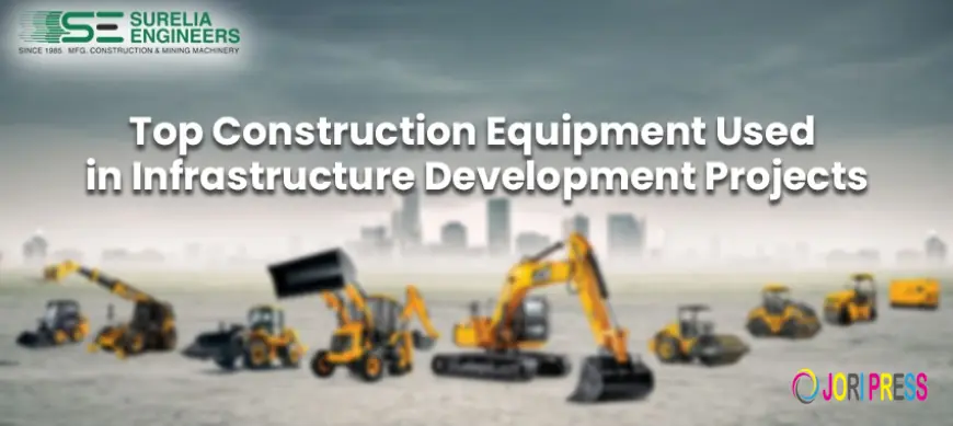 Top Construction Equipment Used in Infrastructure Development Projects