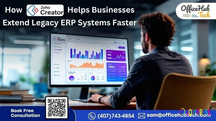 How Zoho Creator Helps Businesses Extend Legacy ERP Systems Faster