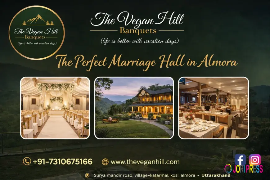 The Perfect Marriage Hall in Almora: Celebrate Your Special Day at The Vegan Hall