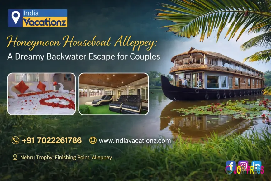 Honeymoon Houseboat Alleppey: A Dreamy Backwater Escape for Couples