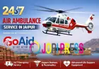 24/7 Air Ambulance Service in Jaipur– Advanced Life Support by GoAid