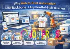 Why Web-to-Print Automation Is the Backbone of Any Printful-Style Business