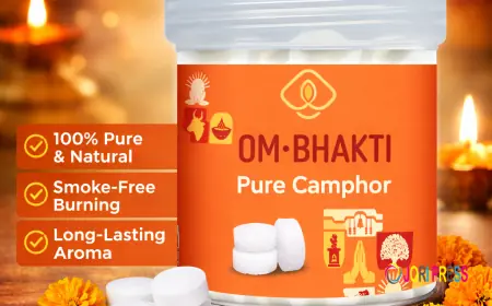 Puja Camphor: Sacred Essence & Science of Hindu Rituals | Om Bhakti