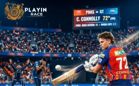 PBKS vs GT: The Connolly Legacy Begins | playinrace