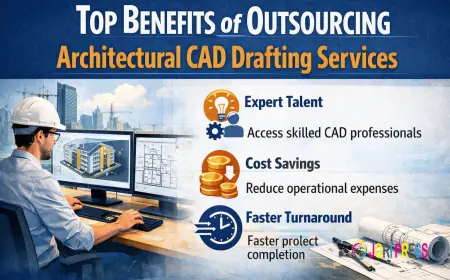 Top Benefits of Outsourcing Architectural CAD Drafting Services