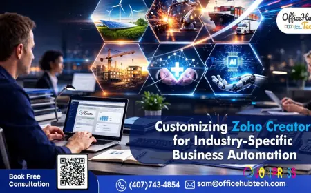 Customizing Zoho Creator for Industry-Specific Business Automation