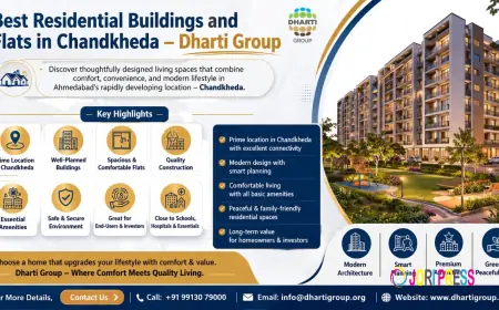 Best Residential Buildings and Flats in Chandkheda – Dharti Group