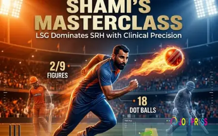 Mohammed Shami's Heroics vs SRH | playinrace
