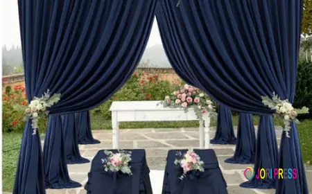 How Can Pipe and Drape for Wedding Be Used for Outdoor Ceremonies?