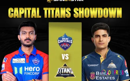 Spin24star DC vs GT IPL 2026 Match Preview: Unbeaten Delhi Capitals Host Struggling Gujarat Titans at Arun Jaitley Stadium