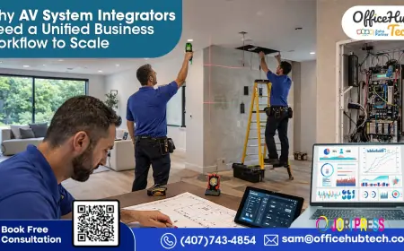 Why AV System Integrators Need a Unified Business Flow to Scale
