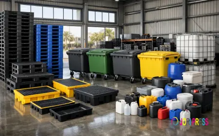 Plastic Pallet Manufacturers in UAE | Spill Pallet & Waste Bin Solutions
