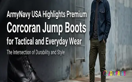 Army Navy USA Highlights Premium Corcoran Jump Boots for Tactical and Everyday Wear