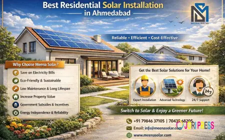 Best Residential Solar Installation in Ahmedabad – Meena Solar