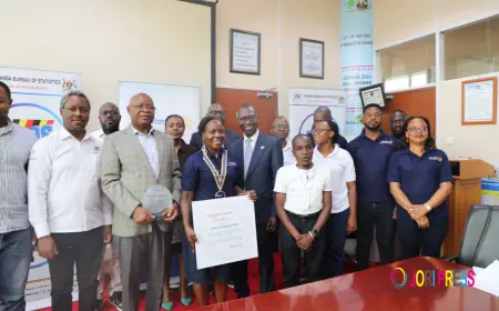 UBOS Executive Director Dr. Mukiza Honoured with Rotary Award