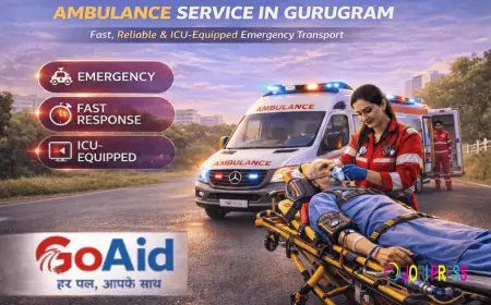 Best Ambulance Service in Gurugram– 24/7 Fast ICU & Emergency Transport by GoAid