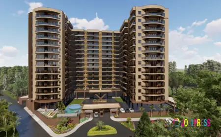 Ruparelia Group’s  new architectural icon “One-10 apartments”  in Kololo nears completion.