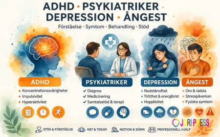 ADHD, Psykiatriker, Depression och Ångest – En komplett guide till psykisk hälsa