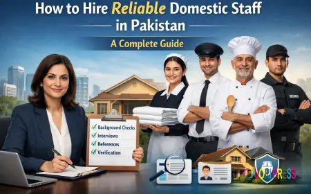How to Hire Reliable Domestic Staff in Pakistan – A Complete Guide