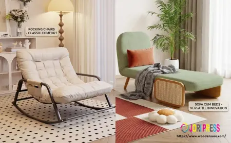 Woodensure Brings Comfort & Innovation with Rocking Chairs and Sofa Cum Beds