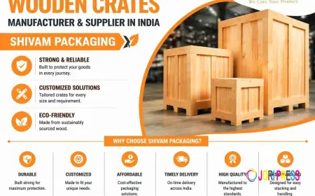 Best Wooden Crates Manufacturer and Supplier in India – Shivam Packaging
