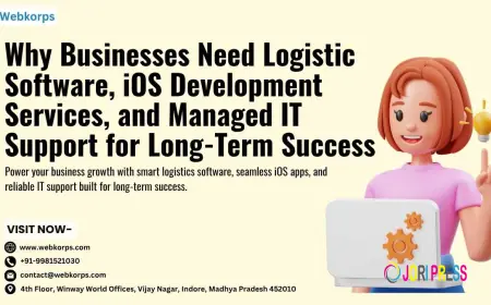 Why Businesses Need Logistic Software, iOS Development Services, and Managed IT Support for Long-Term Success